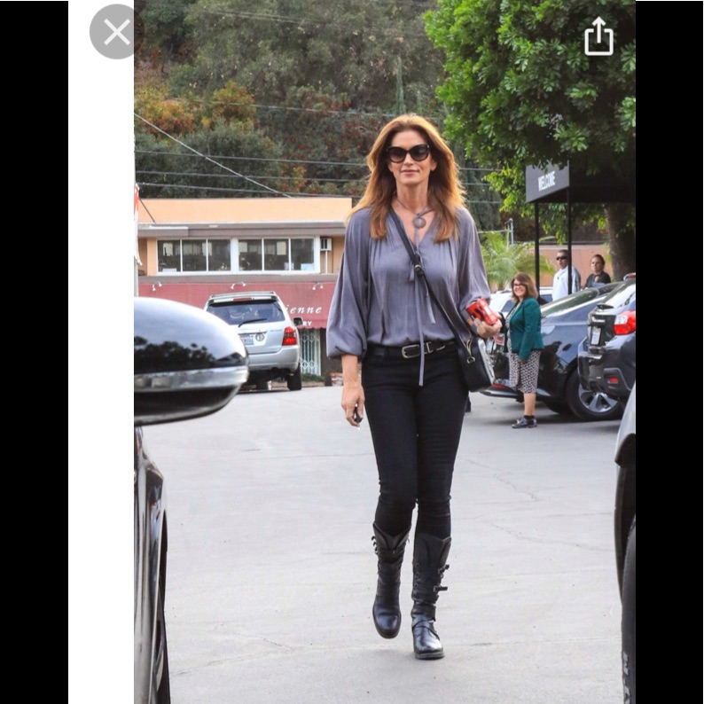 Black Rami Brook Bohemian Long Sleeve Blouse
